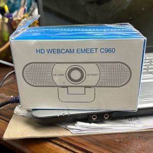 Webcam 1080p eMeet C960 Full HD Webcam With Microphone For Video Calling. New.